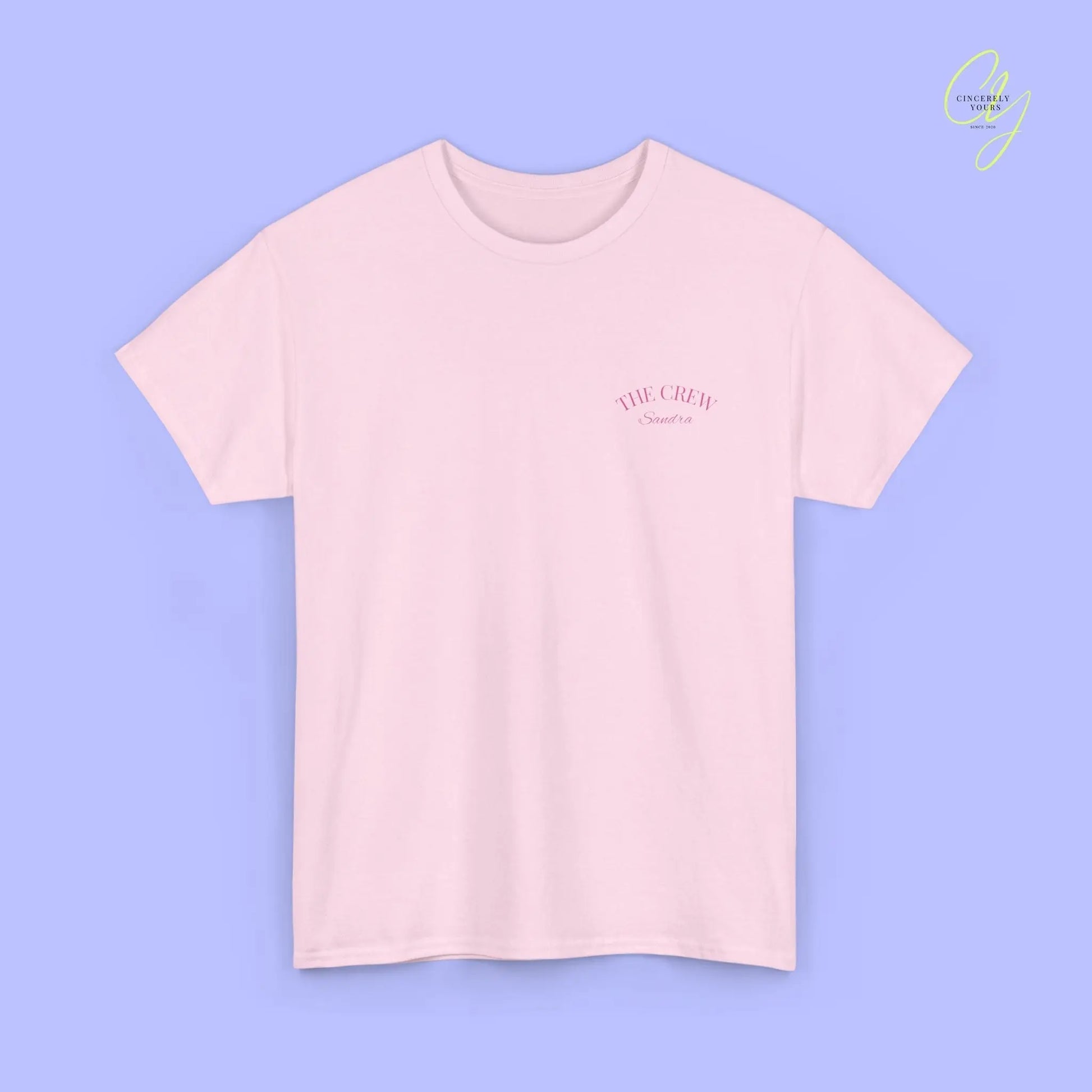 Old Money Bachelorette Party Tee — 'Bride’s Squad' Martini Bach Crew Shirt (Customizable) - Cincerely Yours