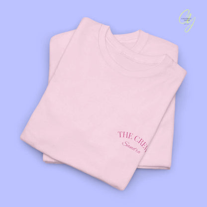 Old Money Bachelorette Party Tee — 'Bride’s Squad' Martini Bach Crew Shirt (Customizable) - Cincerely Yours