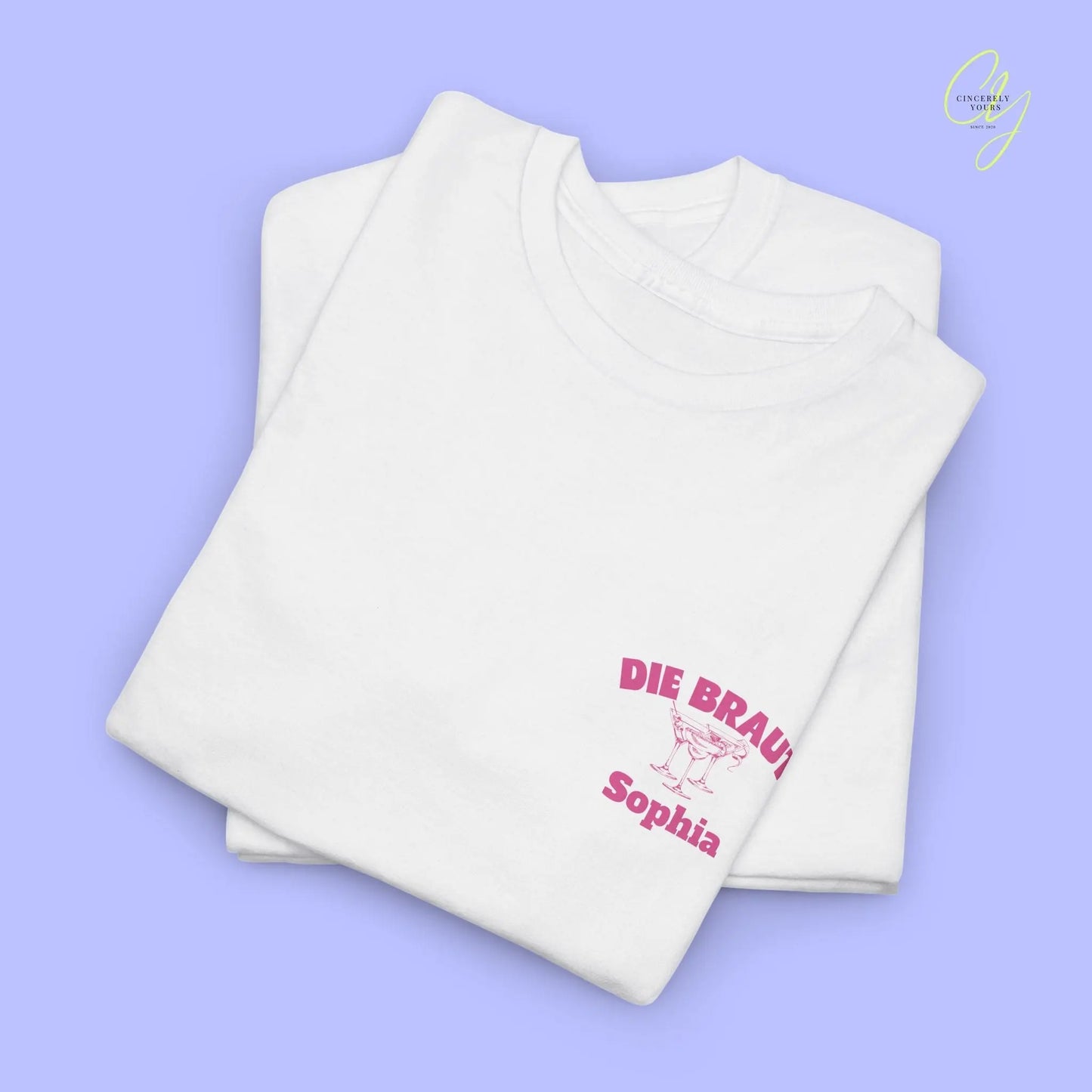 Old Money Bachelorette Party Tee — Die Lage ist besäufniserregend (Customizable) - Cincerely Yours