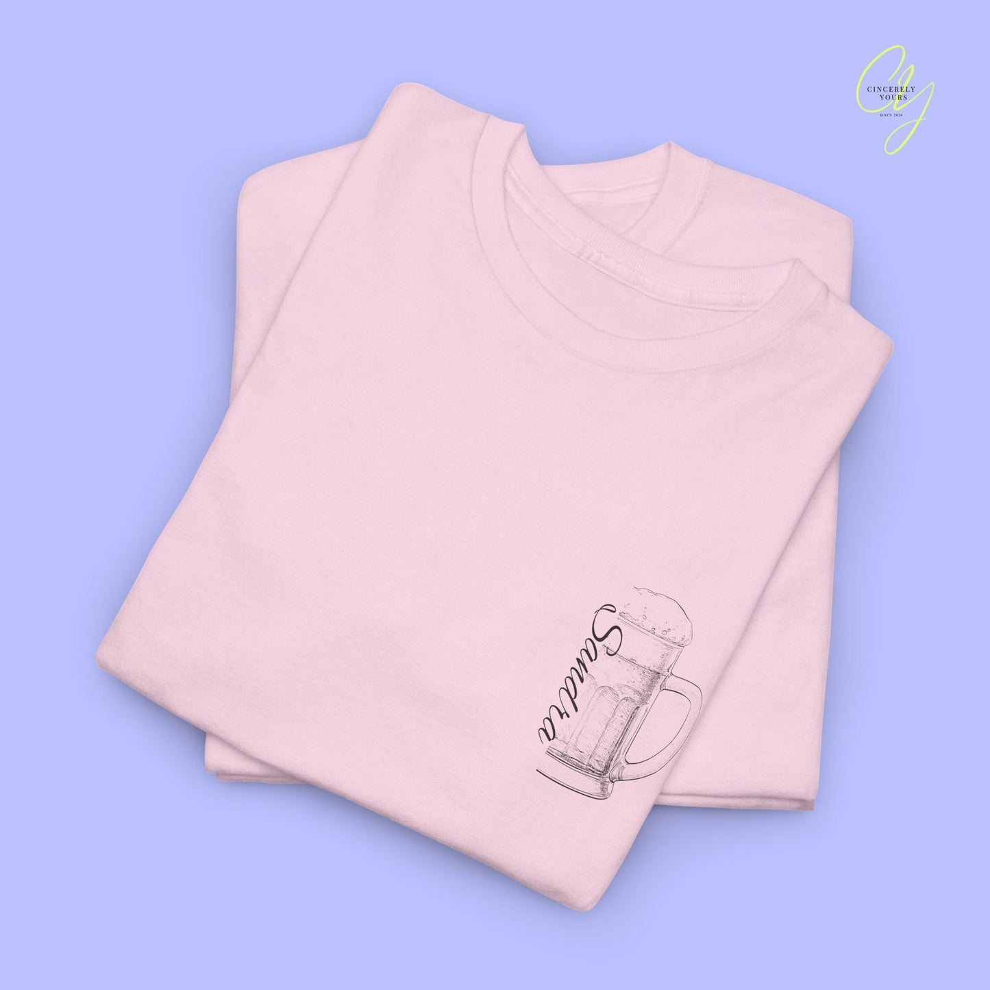 Party Shirt Bierkrug — Pegel halten (Customizable) - Cincerely Yours