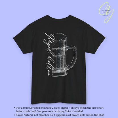 Party Shirt Bierkrug — Pegel halten (Customizable) - Cincerely Yours