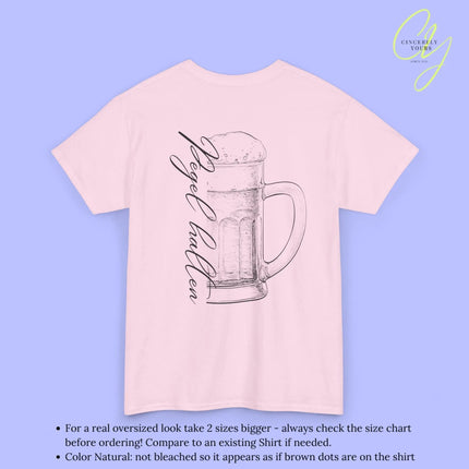Party Shirt Bierkrug — Pegel halten (Customizable) - Cincerely Yours
