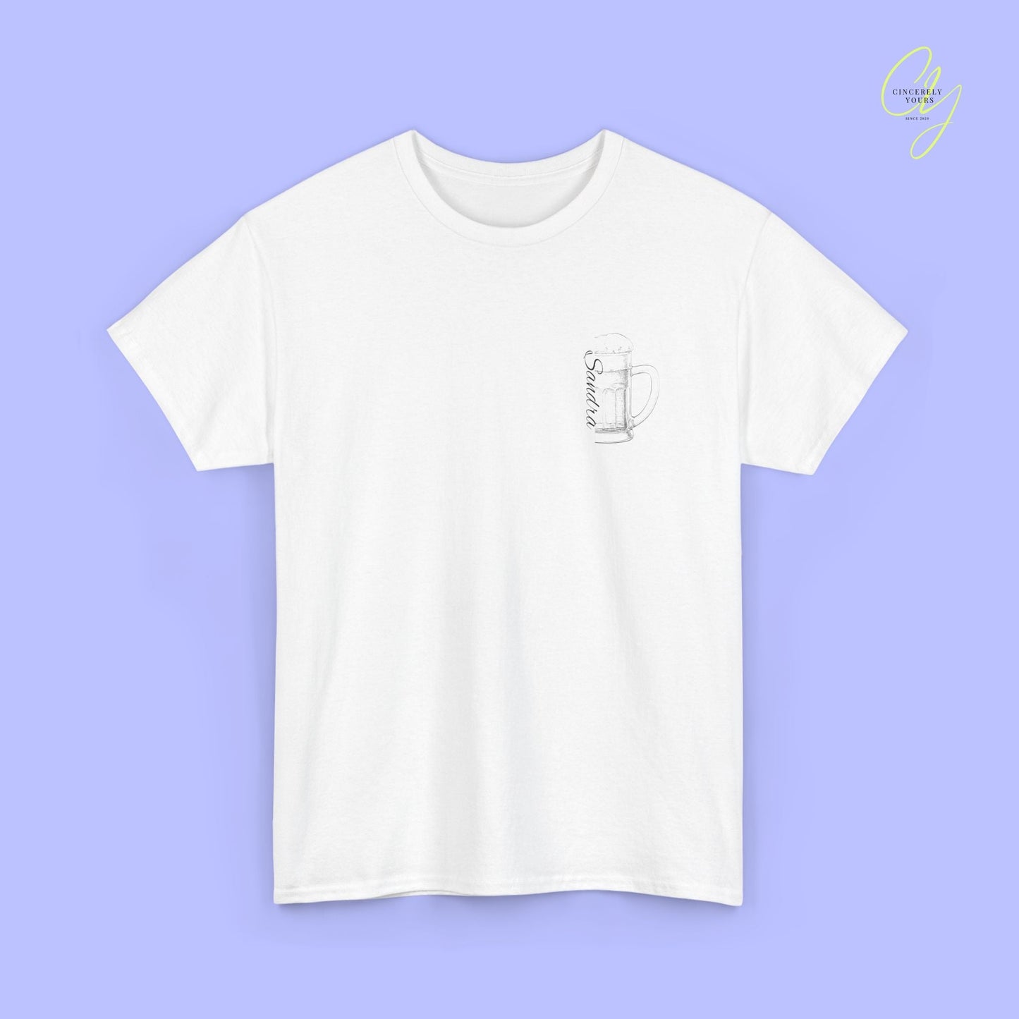 Party Shirt Bierkrug — Pegel halten (Customizable) - Cincerely Yours