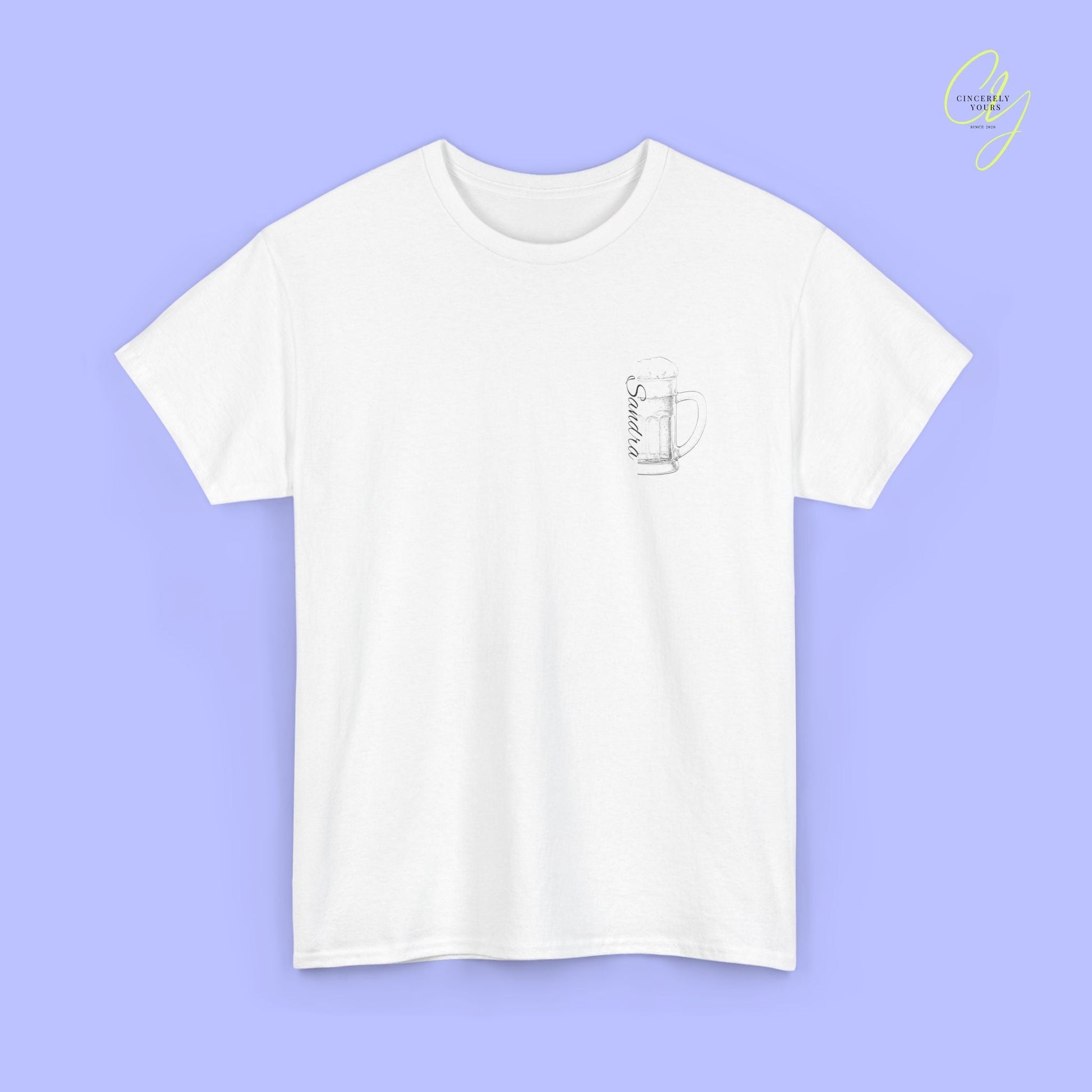 Party Shirt Bierkrug — Pegel halten (Customizable) - Cincerely Yours