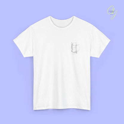 Party Shirt Bierkrug — Pegel halten (Customizable) - Cincerely Yours