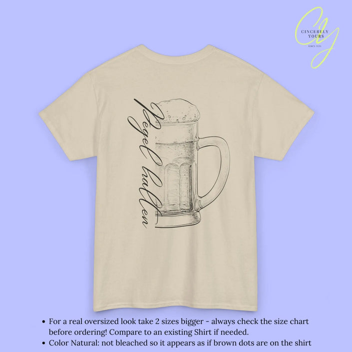 Party Shirt Bierkrug — Pegel halten (Customizable) - Cincerely Yours