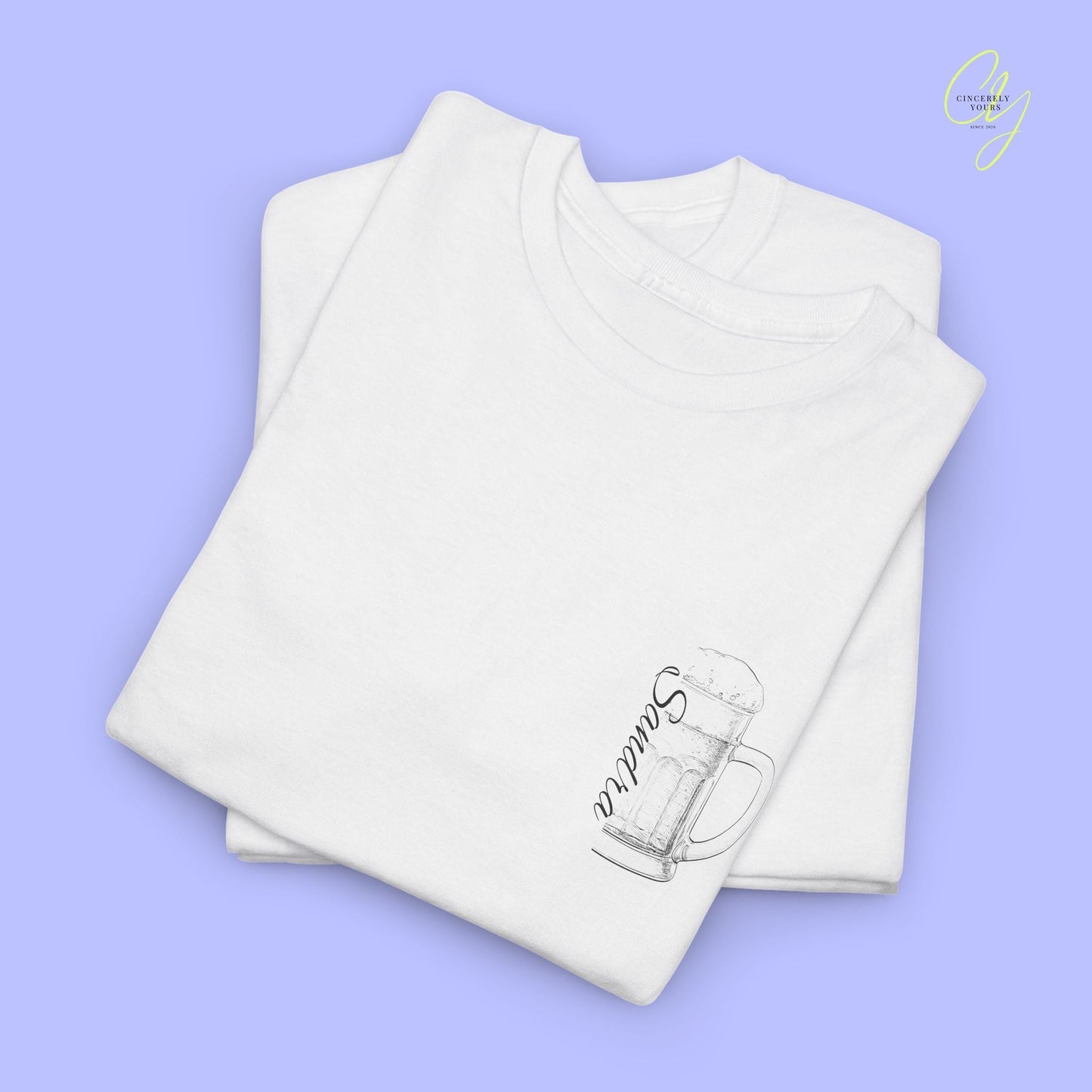 Party Shirt Bierkrug — Pegel halten (Customizable) - Cincerely Yours