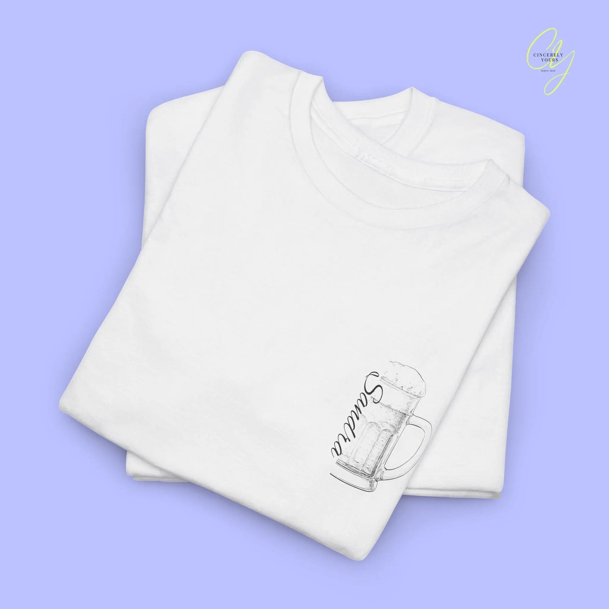 Party Shirt Bierkrug — Pegel halten (Customizable) - Cincerely Yours