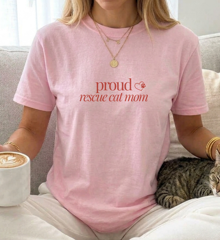 Cat Shirt | Proud rescue cat mom