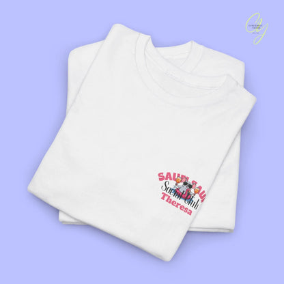 Saufi Saufi Social Club Party Shirt — Malle Orange Spritz Maus Flamingo Crew (Customizable) - Cincerely Yours
