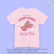 Saufi Saufi Social Club Party Shirt — Pink Flamingo Bierkrüge (Customizable) - Cincerely Yours