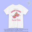 Saufi Saufi Social Club Party Shirt — Pink Flamingo Bierkrüge (Customizable) - Cincerely Yours