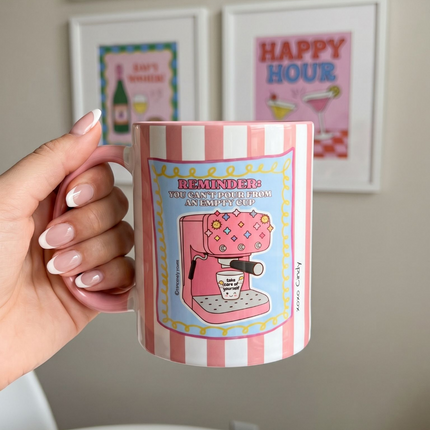 take care of yourself motivation mug custom name coffee lover