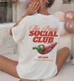 Team Braut Shirt im coolen Chilli Bachelorette Party Tee Look getragen von der JGA Crew beim Fotoshooting